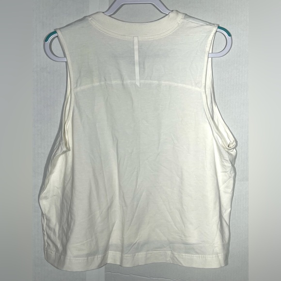 NWT all in motion sleeveless boxy tank top Womens Size XXL Cream - Picture 10 of 10